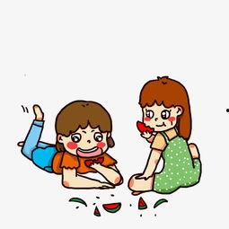 吃瓜群众女孩头像动漫,探寻二次元世界的甜蜜瓜香